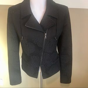 BCBGMAXAZRIA Women’s Blk Moto Jacket/SZ M
